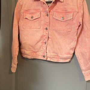 Abercrombie & Fitch Pink Jean Jacket for Kids size 10-12 pink